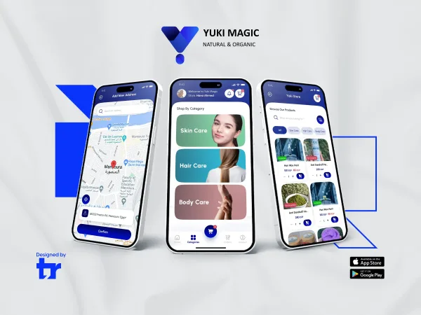تطبيق Yuki Magic لمنتجات العناية بالبشرة والشعر