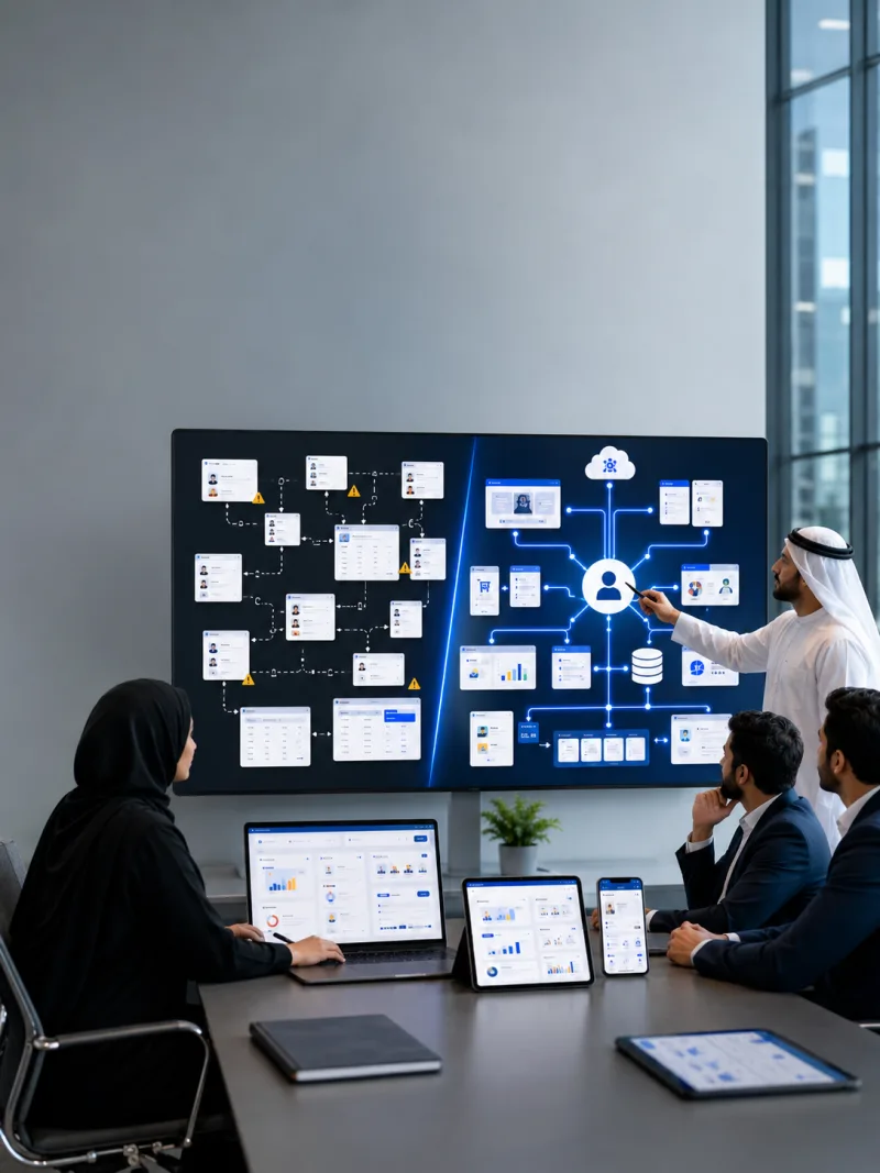 Connecting Website, Mobile App, CRM, and ERP