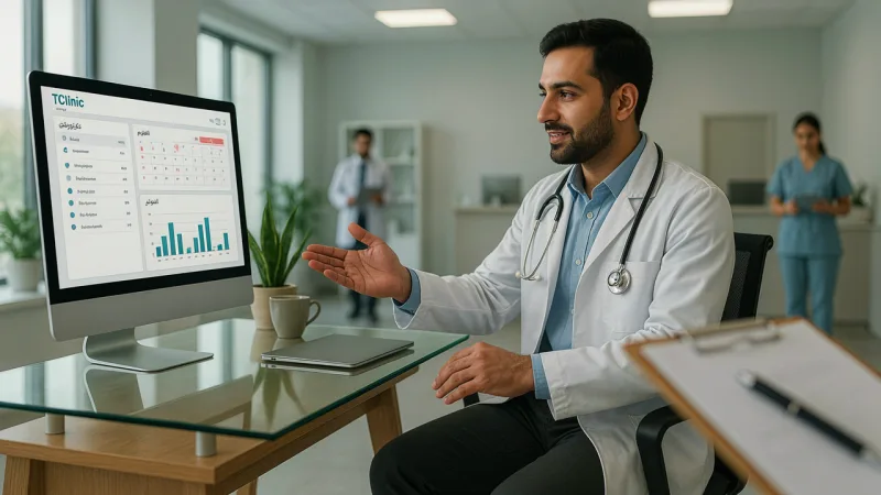 نظام TClinic من تكنورافت لإدارة مواعيد العيادات وملفات المرضى والحسابات
