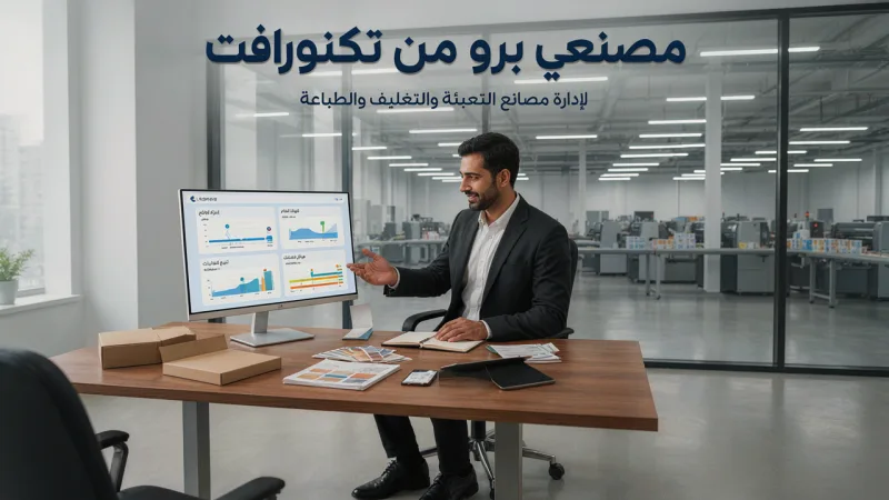 مصنعي برو لإدارة طلبات ومراحل إنتاج مصانع التعبئة والتغليف والطباعة